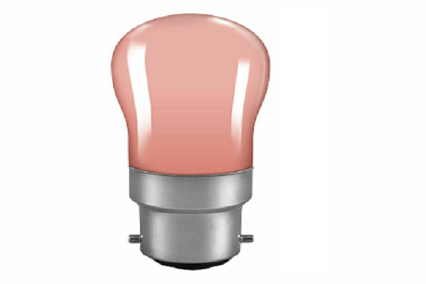 15w B22 Small Screw Pink Coloured Pygmy Light Bulb Dimmable Lamp